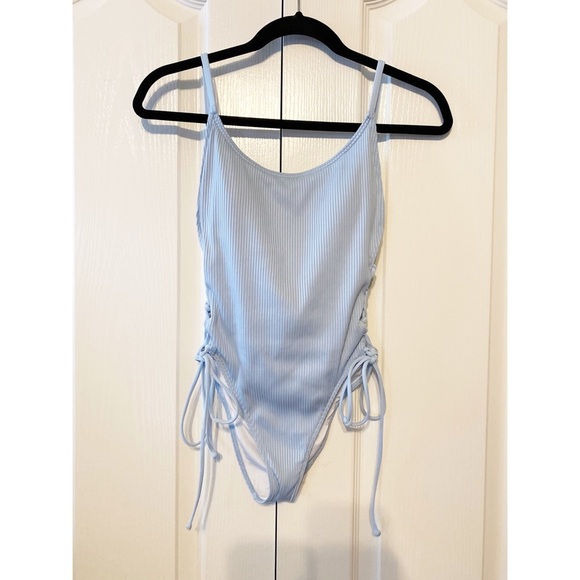 Victoria Secret swimsuit Ribbed lace up size S - Picture 1 of 12